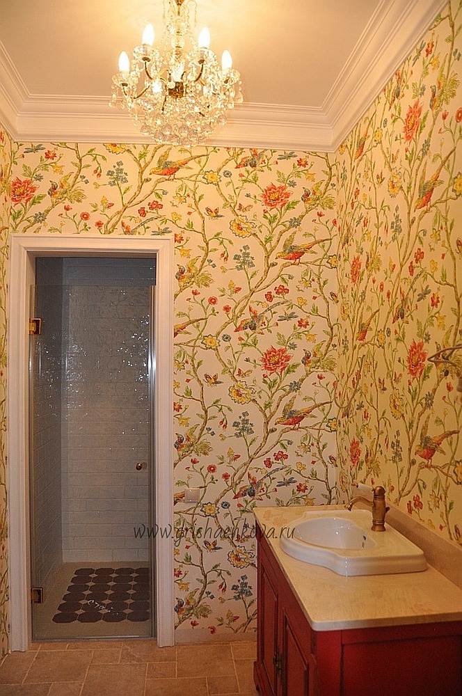 ванная дизайн интерьера